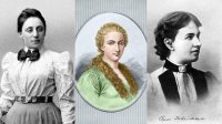 Women mathematicians, Maria Agnesi, Sofya Kovalevskaya, and Emmy Noether