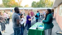 Back to school night open house with community partners. 