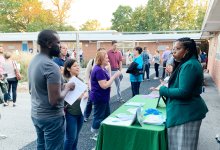 Back to school night open house with community partners. 