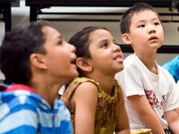 photo of students engaged in listening