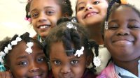 Group of girls smiling